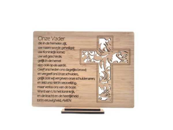 Het Onze Vader bemoedigingsbord