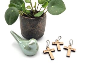 Sleutelhangers Faith - 3 stuks