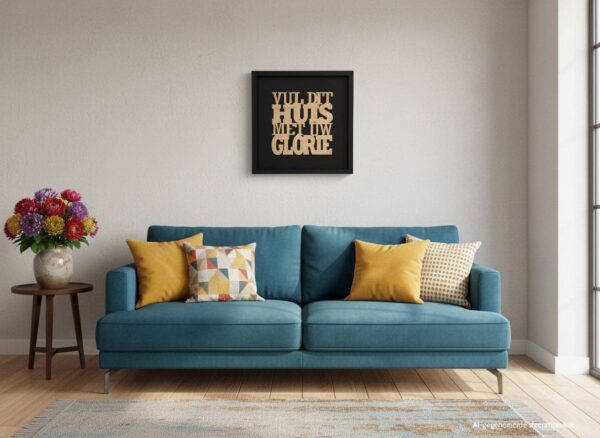 Schilderij met tekst