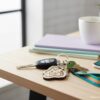 Set van 5 houten sleutelhangers